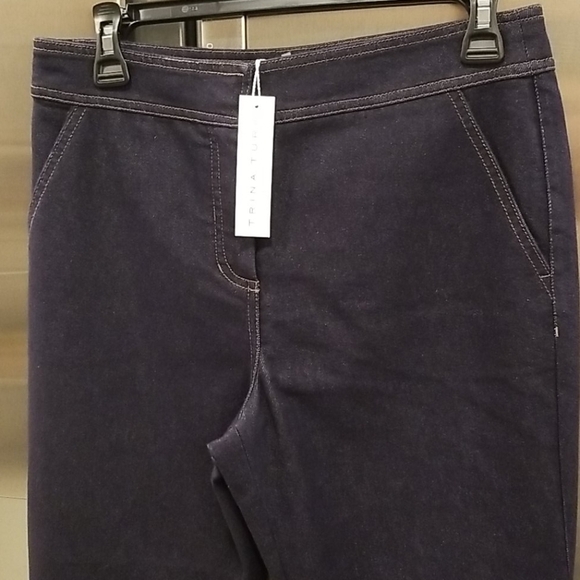 💕TRINA TURK💕 Willis Denim Pant Indigo High Waist - Picture 11 of 12
